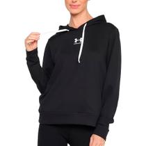 Moletom Under Armour Rival Terry Hoodie Preto Feminino