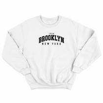 Moletom Unissex Blusa de Algodão - Brooklyn Moletom Unissex Blusa de Algodão - Brooklyn