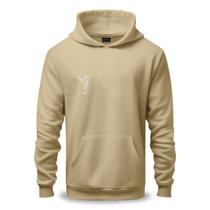 Moletom Unissex Canguru Algodão e Poliéster Estampa Beija flor Clave de Sol Branco Ayahuasca Espiritual Cura Despertar da Consciência Nova Era Música