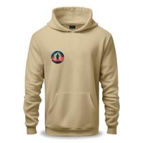 Moletom Unissex Canguru Algodão e Poliéster Estampa Nirvana Sidarta Gautama Buda Budismo Budista Meditação Zen Aum Om Iluminação Monge Espiritual Paz