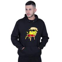 Moletom Unissex Canguru Bob Esponja Praiou