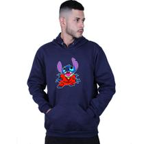 Moletom Unissex Canguru Lilo Stitch Alien