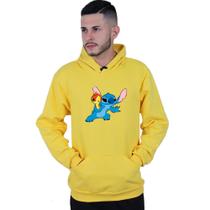 Moletom Unissex Canguru Lilo Stitch Arma