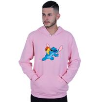 Moletom Unissex Canguru Lilo Stitch Arma