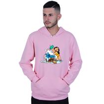 Moletom Unissex Canguru Lilo Stitch Banho