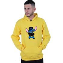 Moletom Unissex Canguru Lilo Stitch Gangster