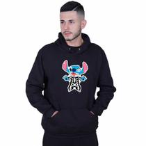 Moletom Unissex Canguru Lilo Stitch Halloween