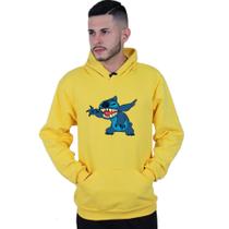 Moletom Unissex Canguru Lilo Stitch Risada