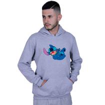 Moletom Unissex Canguru Lilo Stitch Sapeca