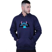 Moletom Unissex Canguru Lilo Stitch Vampiro
