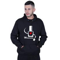 Moletom Unissex Canguru Manicure Profissão