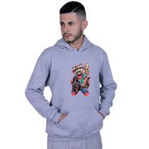 Moletom Unissex Canguru Oreo e Groot Guardiões