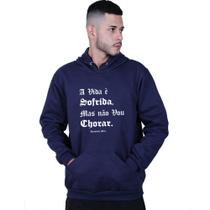 Moletom Unissex Canguru Racionais Mcs A vida