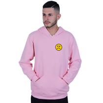 Moletom Unissex Canguru Sad Smile Bad Tumblr
