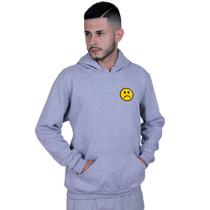 Moletom Unissex Canguru Sad Smile Bad Tumblr