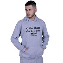 Moletom Unissex Canguru Será Meu Racionais Mcs