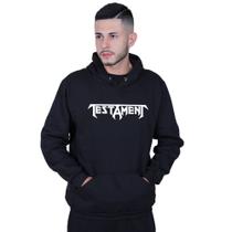 Moletom Unissex Canguru Testament Rock