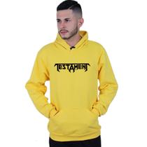 Moletom Unissex Canguru Testament Rock