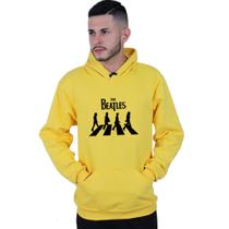 Moletom Unissex Canguru The Beatles Rock World