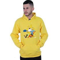 Moletom Unissex Canguru The Simpsons Family