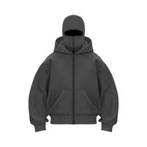 Moletom Unissex Com Capuz Duplo E Balaclava, Estilo Y2K Gótico Harajuku, Roupa Esportiva De Inverno Moletom Unissex Com Capuz Duplo E Balaclava, Estilo Y2K Gótico Harajuku, Roupa Esportiva De Inverno