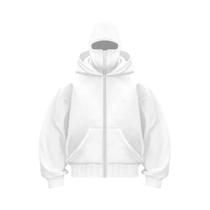 Moletom Unissex Com Capuz Duplo, Estilo Y2K Gótico Harajuku, Jaqueta Esportiva Quente De Inverno Com
