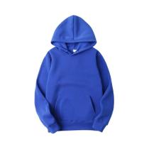 Moletom Unissex De Cor Sólida Com Capuz, Casual Para Primavera, Outono E Inverno, Tops Masculinos E
