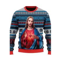 Moletom Unissex De Natal Com Estampa 3D De Jesus, Suéter Gráfico Para Homens E Mulheres, Roupa De