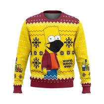 Moletom Unissex Disney Homer Bush Meme the Simpsons Com Gola Redonda, Macio, Confortável, Caimento Moletom Unissex Disney Homer Bush Meme the Simpsons Com Gola Redonda, Macio, Confortável, Caimento