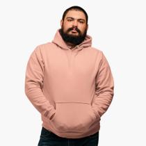 Moletom Unissex Flanelado Peluciado Blusa Feminino Masculino Canguru Liso P ao G4