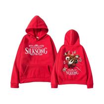 Moletom Unissex Hollow Knight Silksong De Manga Longa Com Capuz Casual Moda De Rua