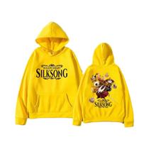 Moletom Unissex Hollow Knight Silksong De Manga Longa Com Capuz Casual Moda De Rua