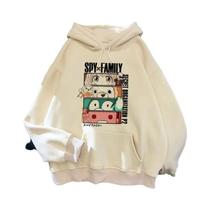 Moletom Unissex Kawaii Harajuku SPY X FAMILY Anya Forger Manga Anime Casual Streetwear