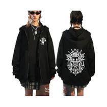 Moletom Unissex Oversized Hollow Knight Com Zíper, Casual, Estilo Pullover, Jaqueta De Cosplay