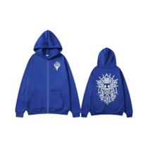 Moletom Unissex Oversized Hollow Knight Com Zíper, Casual, Estilo Pullover, Jaqueta De Cosplay