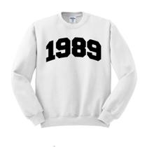 Moletom Unissex TeesAndTankYou 1989 3XL Branco