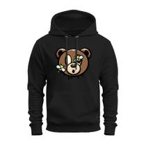 Moletom Urso com Abelhas Blusa De Frio Confortável Varias Cores