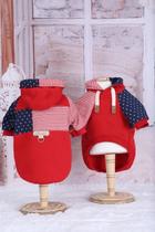 Moletom Vermelho USA para cachorro Moletom Vermelho USA para cachorro