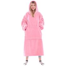 Moletom vestível Waitu Bright Pink para mulheres/homens Moletom vestível Waitu Bright Pink para mulheres/homens