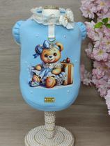 Moletom Vintage Azul Bebê para cachorro e gato