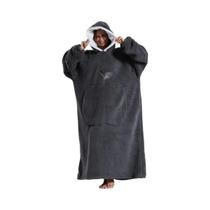 Moletom Vintage Oversized Longo Com Capuz E Bolsos Para Mulheres plus Size E Casais