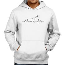 Moletom Violão Batimentos Cardíacos - Foca na Moda