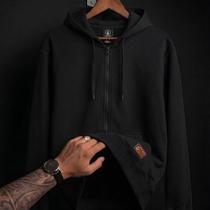 Moletom Volcom Canguru Ab Axestone Preto - Estilo e Conforto