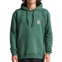 Moletom Volcom Canguru Iconic Stone WT25 Verde Escuro