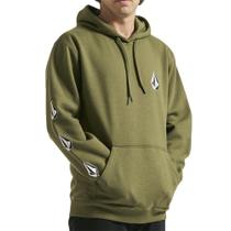 Moletom Volcom Canguru Iconic WT23 Masculino Verde Militar Moletom Volcom Canguru Iconic WT23 Masculino Verde Militar