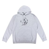 Moletom Volcom Canguru Logo Masculino Cinza Mescla Moletom Volcom Canguru Logo Masculino Cinza Mescla