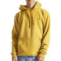 Moletom Volcom Canguru Single Stone WT23 Masculino Amarelo