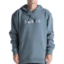 Moletom Volcom Canguru Stone Lunar WT26 Cinza Chumbo Moletom Volcom Canguru Stone Lunar WT26 Cinza Chumbo