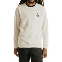 Moletom Volcom Careca Iconic Stone WT24 Masculino Off White Moletom Volcom Careca Iconic Stone WT24 Masculino Off White