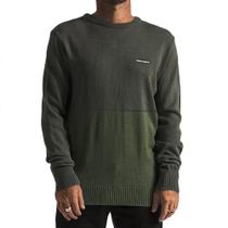 Moletom Volcom Tricot Stone Block Masculino Verde Mescla